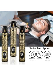 T9 Hair Clipper for Men Professional Hair Cutting Machine Barber Beard Trimmer Trimmer Electric Shaver for Men Dragon Hair Clipper