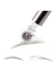 Roller Microblading Needle Tattoo Eyebrows Microshading Fog Blade For Embroidery Permanent Makeup Manual Micro Pen Easy Color