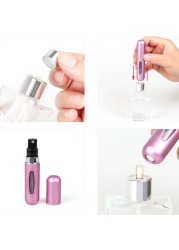 5ml Refillable Perfume Mist Bottles Portable Travel Mini Empty Spray Bottle Container for Cosmetics Makeup Beauty Tool New