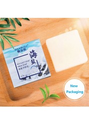 5/10pcs Remove Pimple Pore Acne Foam Sea Salt Cleanser Soap Moisturizing Goat Milk Soap Face Care Wash Based Soap Tools