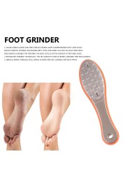 Professional Foot Skin Care Remover Stainless Steel Callus File Remover Foot Scraper Pedicure Heel File Tools