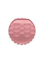 1pc Plastic Fake Eyelash Storage Box Makeup Cosmetic Magnetic Eye Lashes Cute Pink Flower Case Makeup Cosmetic Tools