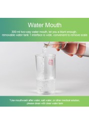 Oral Irrigator Portable Dental Water Pickler USB Rechargeable Water Jet Floss Dental Pick 4 Jet Tip 220ml 3 Modes IPX7 1400rpm