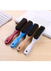 Men's and Women's Wooden Handle Hair Brush Solid Boar Bristle Combs for Beard and Hair Styling