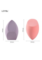 Loebig 1/2pcs Big Size Makeup Sponge Foundation Cosmetic Puff Smooth Powder Blending Sponge Cosmetic Soft Cosmetic Make Up Sponge Puff