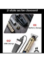 Hair Clipper Electric Hair Clipper USB Rechargeable Battery Man Shaver Trimmer For Men Barber Professional Beard Trimmer