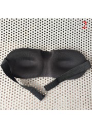 1pc 3D Sleeping Eye Mask Travel Comfort Aid Eye Mask Cover Patch Paded Soft Sleeping Mask Blindfold Eye Relax Massager Beauty Tools