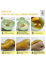 Natural Soft Hydro Jelly Mask Powder Set Peel Off Rubber Facial Mask Jar Spa Whitening Rose Collagen Hyaluronic Acid Skin Care