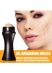 Natural Volcanic Roller Oil-control Stone Blemish Roller Oil-control Stone Face Makeup Skin Care Tool