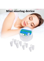 Anti Snoring Device 4/8pcs/set Anti Snoring Tools Nose Stopper Nose Nozzles Nose Dilator Improve Sleep Sleep Aid