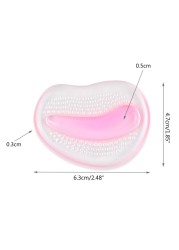 D2TA 1 Pair High Heel Soft Silicone Gel Cushions Anti-Slip Insoles Forefoot Shoe Foot Pad