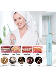 Sonic Dental Scaler Electric Toothbrush Tartar Stain Dental Calculus Remover Tooth Cleaner Teeth Cleaning Oral Care Tool