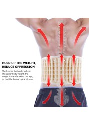 Air Inflatable Back Belt Back Pain Relief Device Lumbar Rotation Health Care