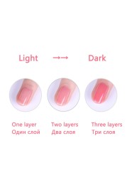 MSHARE - milky white gel nail polish, rubber base, nude, pink, brown, soak, builder gel, varnish, 10ml