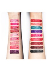 18 Color Matte To Glitter Shimmer Liquid Lipstick Shiny Diamond Lip Gloss Waterproof Long Lasting Pearl Lipgloss Women Lips Makeup