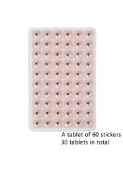 1800pcs Stickers Ears Relaxation Acupuncture Needle Ear Seed Vaccaria Ear Massage Ear Paster Press Seeds Health Care Tool