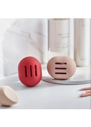 Makeup Sponge Holder Eco-friendly Silicone Double Side Hollow Beauty Make Up Blender Travel Gift for Woman Girls