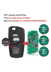 KEYYOU-مفتاح تحكم عن بعد ذكي 3/4 زر ، لسيارات BMW 5 و 7 و F Series ، 315-434 ، YGOHUF5662 / YGOHUF5767 ، 868 ميجا هرتز ، 2009 ميجا هرتز ، 2016 ميجا هرتز