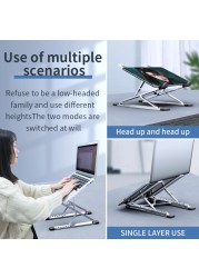 Adjustable Laptop Stand Aluminum For MacBook Foldable Tablet PC Support Notebook Stand TableLaptop Cooling Pad Stand