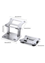 Xnyocn Adjustable Laptop Stand Aluminum Alloy Notebook Stand Compatible with 10-17 inch Laptop Fold Notebook Stand