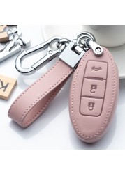 Car Key Ring Protector For Nissan Qashqai J10 J11 X-Trail t31 t32 Kicks Tiida Pathfinder Murano Note Juke 370Z Cube Micra