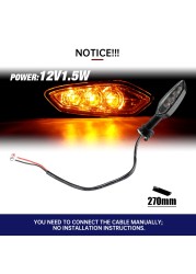 LED بدوره مصباح إشارة لياماها YZF R15 R25 R3 R125 MT-25 MT-03 MT15 MT-15 M-سلاز 150 دراجة نارية الملحقات مؤشر مصباح