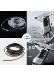 3mm Fiber Optic Neon Wire Extension Strip Light Invisible Guide Accessories for Car Interior Ambient Lighting Equipment