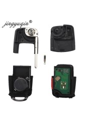 jingyuqin - Car Remote Key, 1J0959753AM Car Key for Volkswagen Beetle Golf Passat Jetta 315MHz ID48 1J0 959 753 AM 5FA008399-30 2000-2006 Key Fob