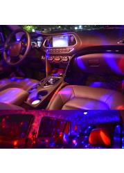 Car Ambient Light Accessories DJ RGB Colorful Music Audio Led Party Atmosphere Interior Dome Trunk Wall Welcome Lamp Night Light