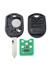 5 Button Remote Key Fob for Ford Expedition Explorer Taurus Flex 315/433MHz with 4D63 80bit FCC Chip: CWTWB1U793