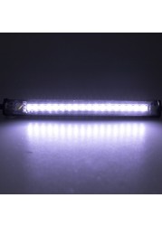 2 قطعة العالمي LED دراجة نارية بدوره مصباح إشارة و DRL العنبر الأبيض الأصفر موتو المتعري حلقة شوكة مصباح شريط التنغستن وامض الوامض 12 فولت