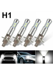 H1 Auto LED Headlight Bulbs 1800LM 6000K White Super Bright Car Headlights