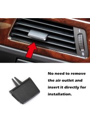 Front A/C Vent Clip Paddle Fit For BMW 3 Series E90 2004 - 2012 E91 Air Conditioning Outlet Modification Accessories Replacement