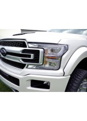 For Ford Raptor F-150 2019 2020 Front Lamp Cover Glass Lampshade Headlamp Shell Lens Plexiglass Original Lens Replacement