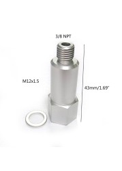 LS Engine Swap M12x1.5 Adapter To 3/8 NPT Water Coolant Temperature Sensor LS3 LS2 LQ4 LQ9 LS6 L92 L99 L33 LR4 551179L