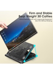 Adjustable Laptop Stand Aluminum Foldable Notebook Support Laptop Base MacBook Pro Stand Portable Bracket Computer Accessories