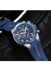 Cheetah New Watches Mens Luxury Brand Double Watch Big Men Waterproof Quartz Wristwatch Sport Chronograph Watch Relogio Masculino