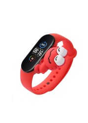 Applicable Cartoon Disney Mi Band 5 6 Smart Watch Wristband Mickey Minnie Stitch Cute Doll Adjustable Mi Band Replacement Strap