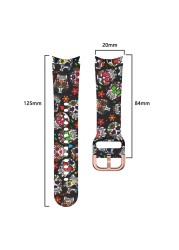 Leopard Print Bands Compatible for Samsung Galaxy Watch 4 Classic 46mm/42mm Watch 4 44mm 40mm Women Men Leopard Style Band