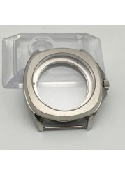 39mm Replacement watch case 316 stainless steel case sapphire glass for 8215 movement silver