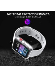 TPU Cover for Apple Watch Series 5 4 3 2 1 Case 38 40 44mm 40mm iWatch 42mm 38mm 44mm Flexible Screen Protector Bumper Accessories