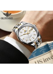 OUPINKE Automatic Watch Men Luxury Brand Men Watches Casual Business Expensive Sapphire Glass Waterproof Mechanical Wrist Watch