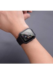 Cover for Apple Watch Series 7 6 5 4 3 2 SE iWatch 41mm 40mm 45mm 44mm 38mm 42mm 41 40 45 44mm Case Screen Protector Accessory