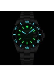 Guanqin Automatic Mechanical Watch NH35A Men's Watch Sapphire Fashion Sport Watch Stainless Steel Waterproof Luminous 2022 New