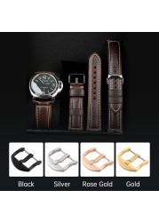 High Quality Soft Calf Genuine Leather Watch Band For Huawei Watch Gt 2 Strap Samsung Galaxy Watch Strap 22mm Watch Accessories