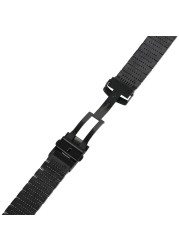 20/22/24mm Black/Silver Soild Stainless Steel Watchband Men Watches Metal Straps Watch Bracelet Replacement Watch Band Luxury