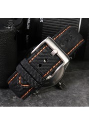 Men's Waterproof Nylon Safety Belt, 20 and 21 mm, 22 mm, High Quality Fabric, Special for NATO Belt, Nylon