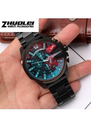 High Quality Genuine Stainless Steel Strap DZ4318 4323 4283 4309 Big Men Wristwatch 26M Band Watch