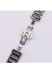 Fashion 20mm Ceramic Strap For Samsung Galaxy Watch 4 44mm 40mm Classic 46mm 42mm Active 2 Smartwatch Strap