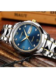 JSDUN Mechanical Watch Men Automatic Sapphire Crystal Waterproof Luxury Watches For Men Top Brand Wristwatch Montre Homme